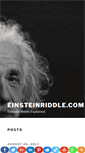 Mobile Screenshot of einsteinriddle.com